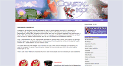 Desktop Screenshot of coastal-koi.com